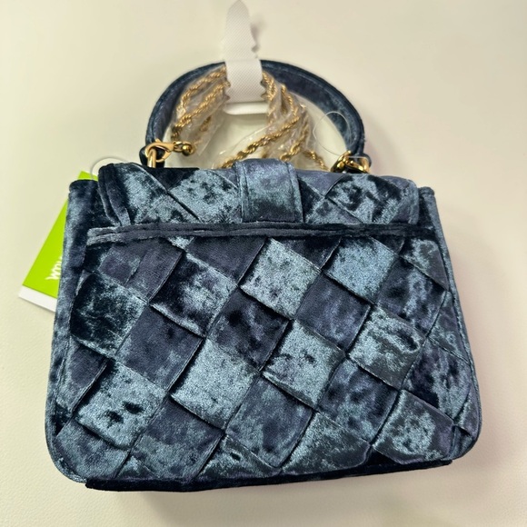 NEW SAM BRIT CRUSHED VELVET TOP HANDLE SHOULDER BAG BLUE
NWT!! - Picture 7 of 7